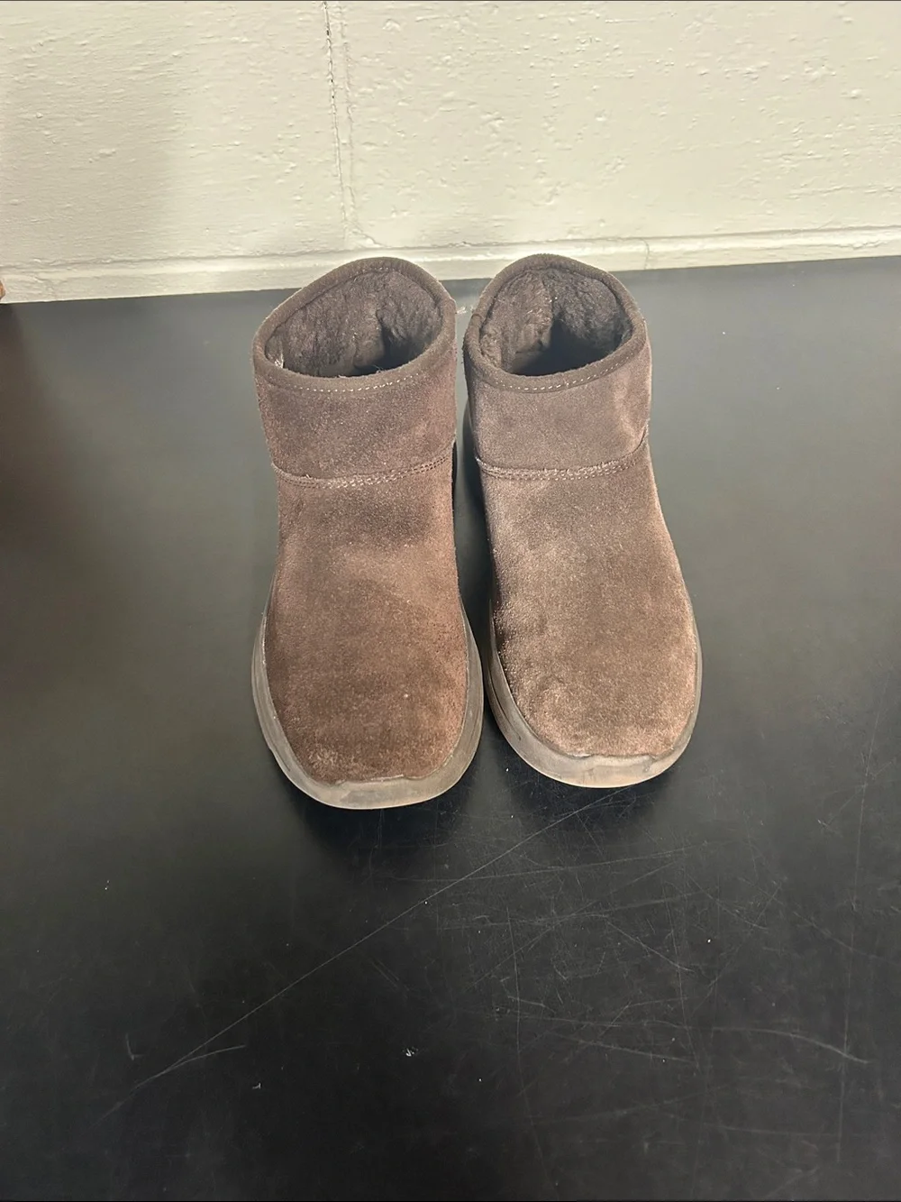 Skechers Brown Plush-Lined Ankle Boot